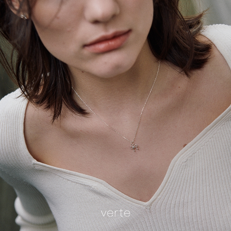 [925 silver] Un.silver.181 / ruban ネックレス