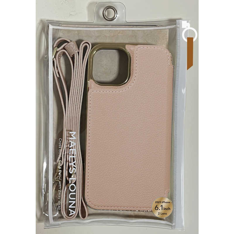 CCCフロンティア　iPhone15 6.1インチ Cross Body Case Duo ベージュ　MLCSIP23M2CBBE