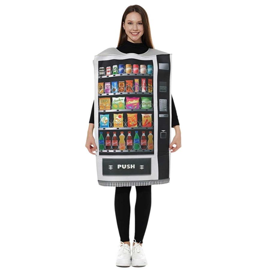 【3日間発送 赤字覚悟】自動販売機 コスプレ おもしろ コスチューム 面白 コス ハロウィン 仮装 ウケ 衣装