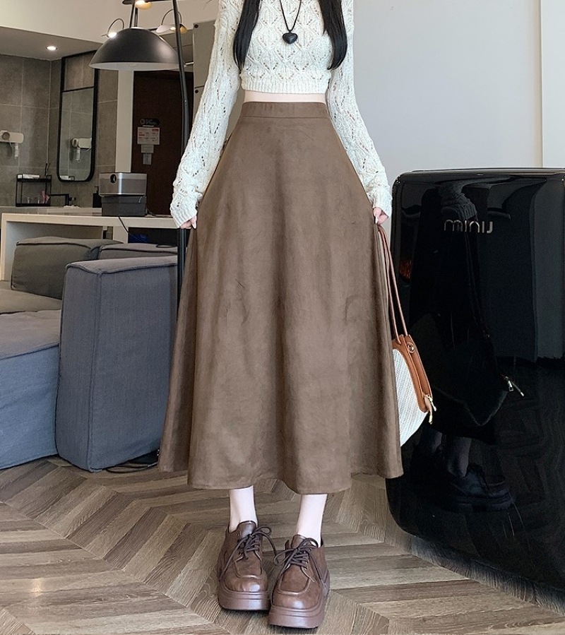 スカート ロングスカート フレアスカート ロング レディース 秋冬 Aライン ハイウエスト ウエストゴム シンプル 大人 おしゃれ 大人女子 無地 秋 冬 デート お出かけ 休日 旅行 普段使い