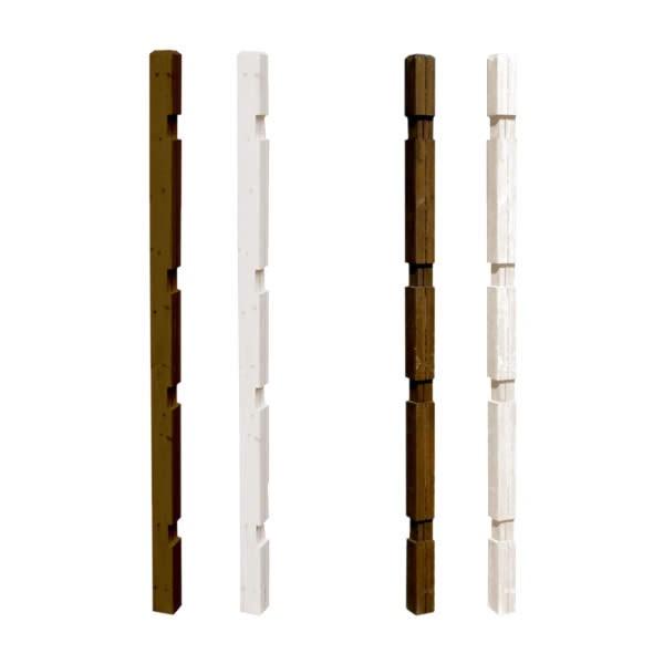 ウッドフェンス用ポール ハイタイプ ガーデンフェンス用ポール ガーデニング