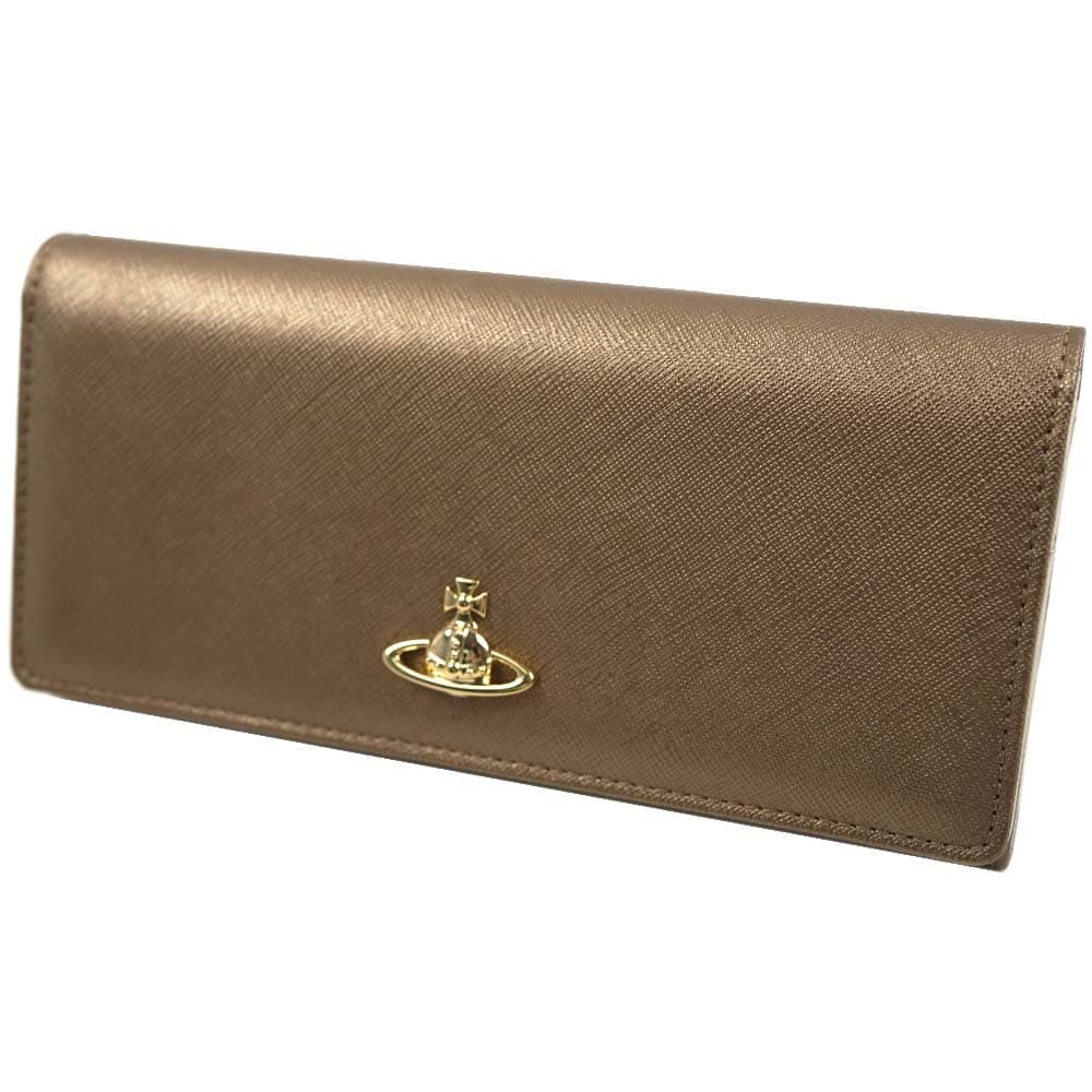 ヴィヴィアンウエストウッド 財布 長財布 二つ折り レディース ゴールド GOLD Vivienne Westwood 51040027-40565-R401