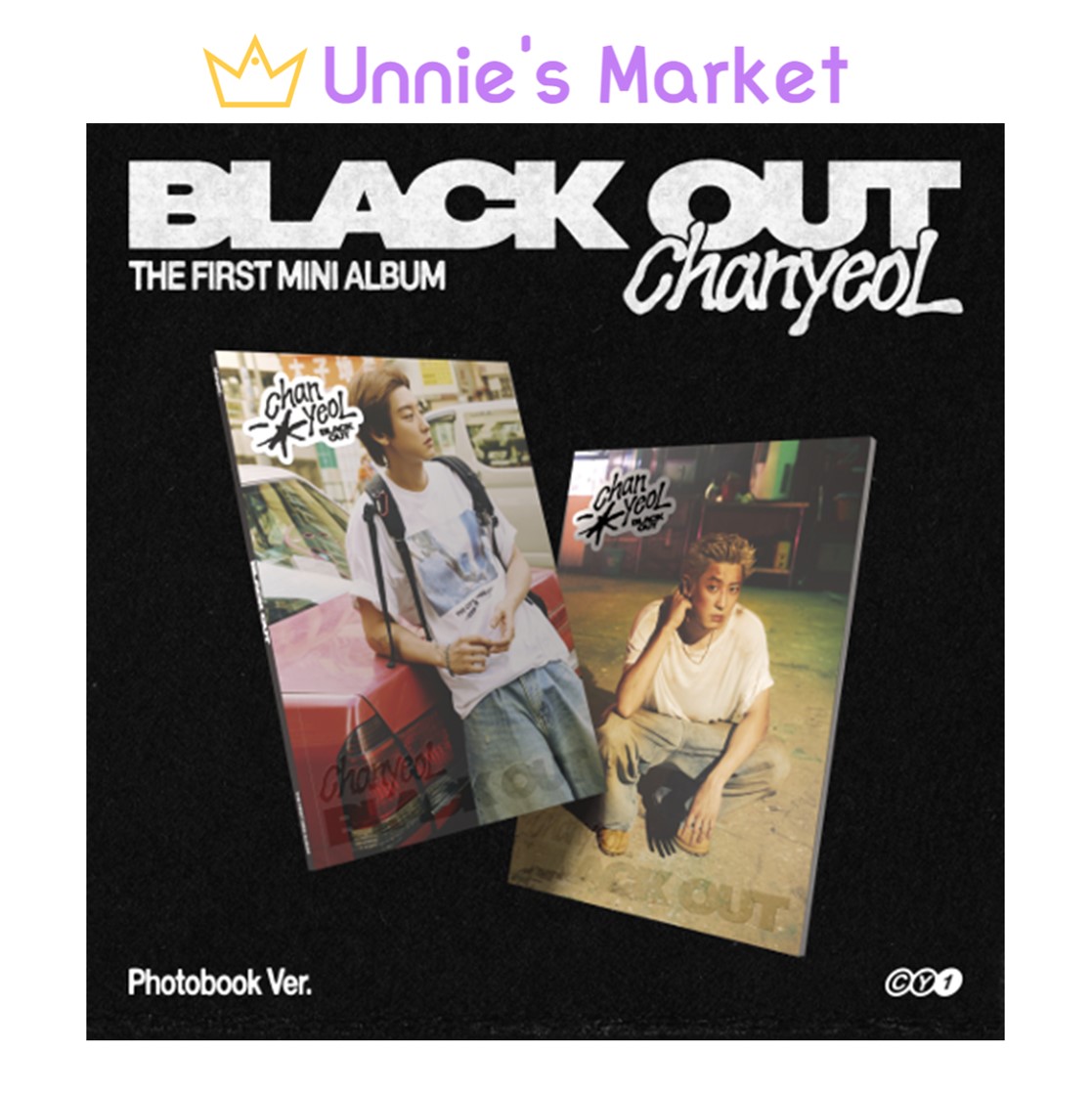 [SET/Photobook ver.] Chanyeol (EXO) - BLACK OUT 1st Mini Album