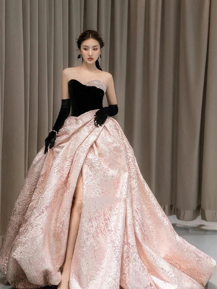 ウェディングドレス エンパイア カラードレス 花嫁 結婚式 二次会 イブニングドレス パーティドレス 8,648円