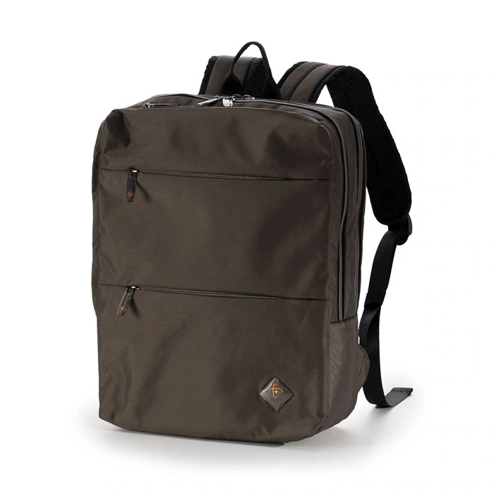 A.L.I 軽量撥水デイパック 14L 14インチPC収納可 PLT-002-KH カーキ