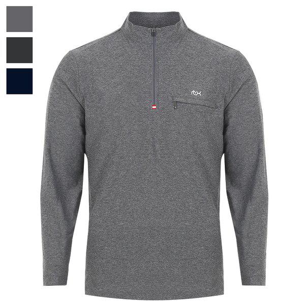 メンズインフラ機能性ハーフジップ長袖TシャツFRX-TSA-383-グレー 4,030円