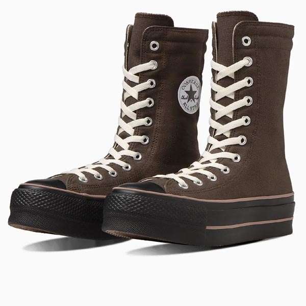 オールスター R リフテッド ニーハイカット ブラウン/ブラック r lifted knee-hi 31310211 厚底 レディース スニーカー