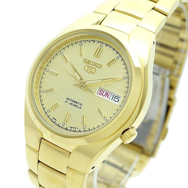 腕時計 メンズ SNK610K1 SEIKO5 自動巻き ゴールド