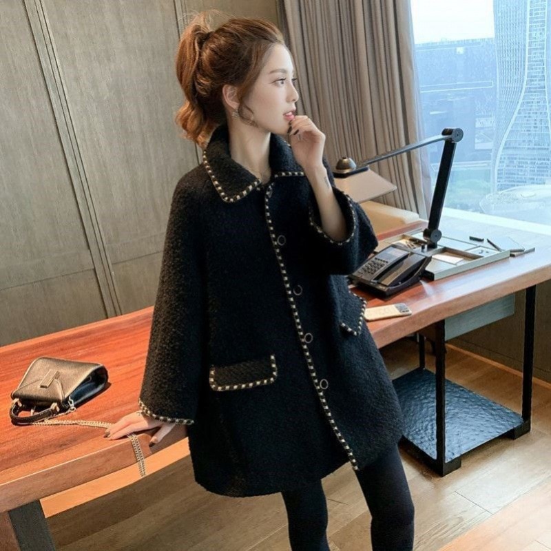 人気沸騰新柄追加 ピーコート レディースコート 秋冬 ラシャコート 女性 ジャケット アウター コート 通勤 カジュアル