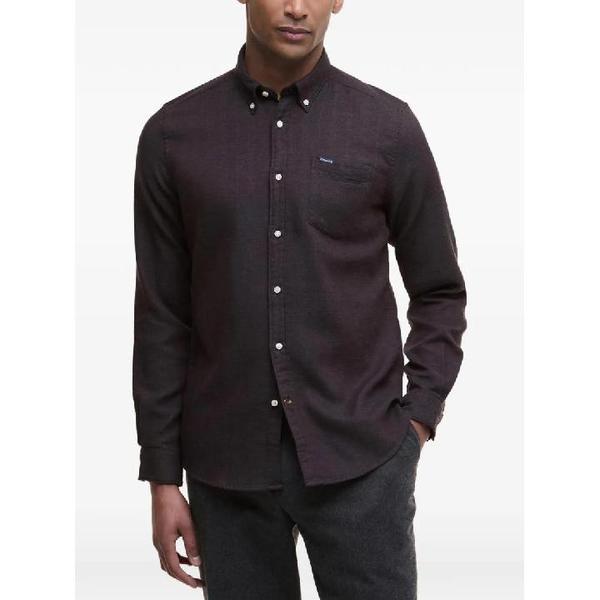 25 FW ボタンパッチシャツ MSH5507BR17 TP447618067