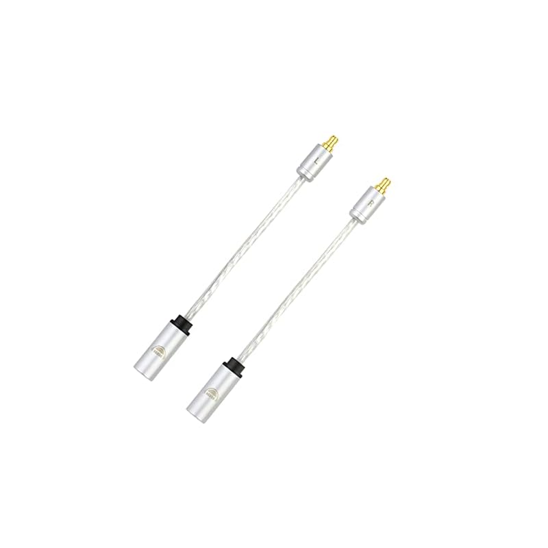 okcsc IE400 3.5mm 変換 変換アダプタ 変換パーツ IE Proコネクタ（オス） - 3.5mm（メス） OFC銀メッキ線 ゼンハイザー用 IE500proIE400proIE10