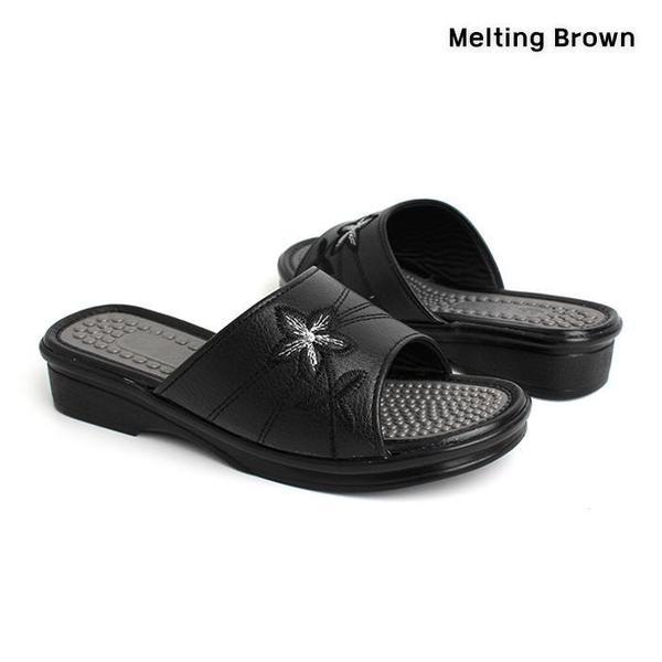 女性カジュアルデイリープラットフォームスリッパ 2カラー