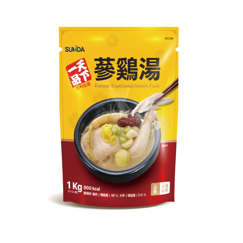 BOX販売　【天下一品】　参鶏湯　1kg　（パッケージリニューアル）　ｘ12個　地域別送料無料　さんげたん　韓国食品　鶏スープ　食材　レトルト食品　韓国レトルト　サンゲタン　美味しい