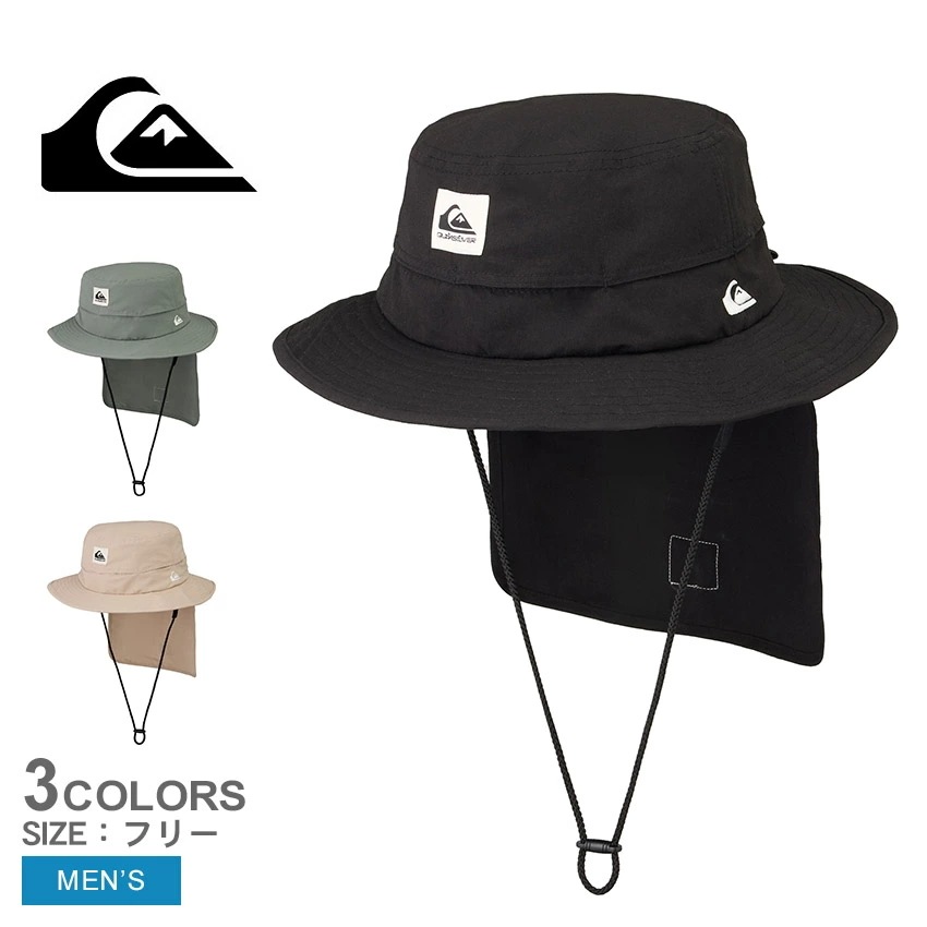 WR UV WATER BEACH HAT QSA251712 メンズ 帽子 バケハ ロゴ 紫外線 UVカット 紫外線対策 日焼け対策 UPF50＋ 総柄 花柄 おしゃれ