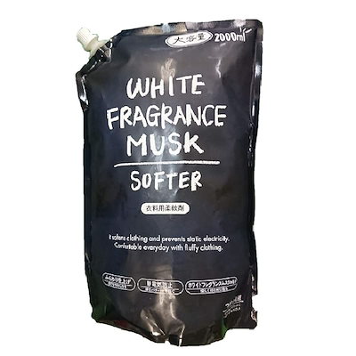 他サイト： ミツエイ WHITE FRAGRANCE MUSK 衣料用 柔軟剤 ムスク ふんわり 静電気防止の商品画像