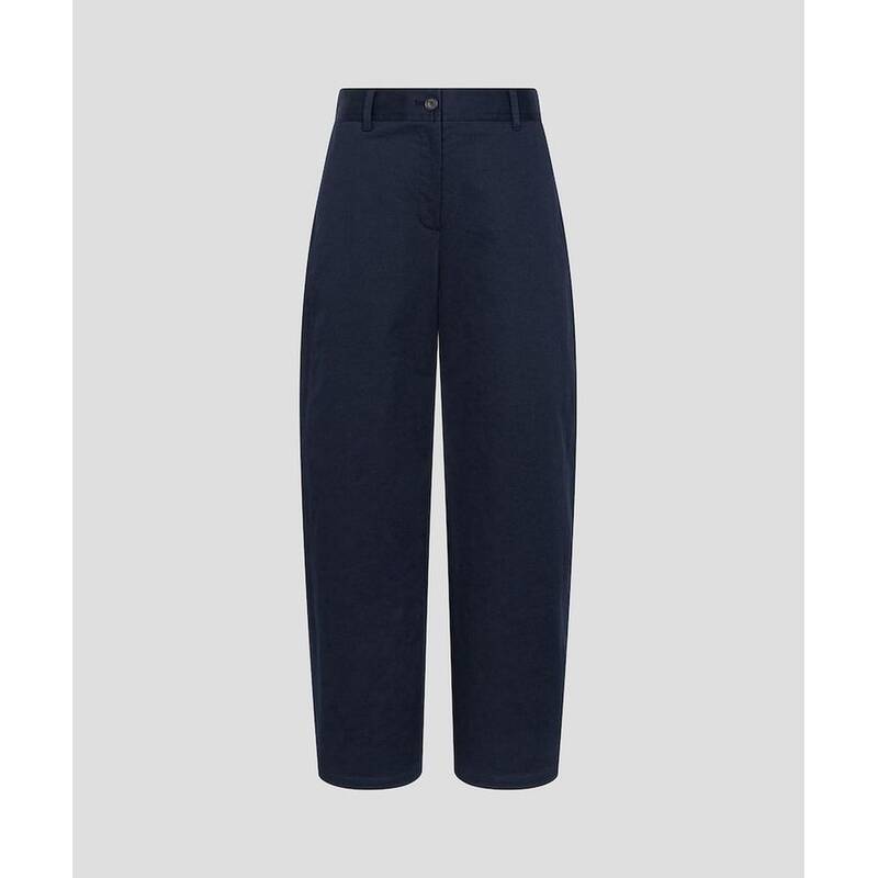 BEANPOLE LADIES カーブド ロング チノパンツ ネイビー (BF6221C20R) BF6221C20R 406007