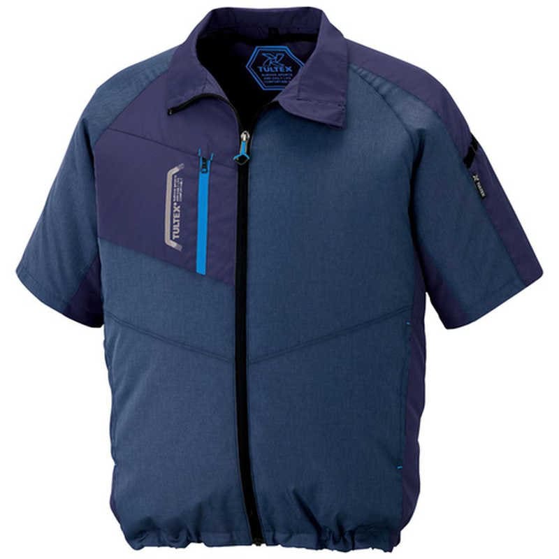 アイトス　空調服用 半袖ジャケット ( 空調服 TM ) 杢ネイビー 5L　AZ501981085L 4,881円