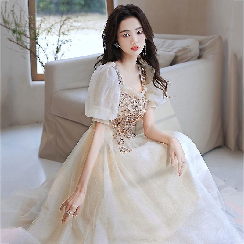 ハイドレス2025小さな花嫁介添人の服は誕生日パーティーに着用できます