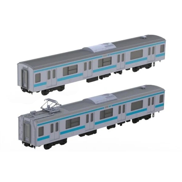 PLUM Plakit-Extra 1/80 JR東日本209系 直流電車タイプ 京浜東北色 モハ209モハ208 ディスプレイモデル 未塗装プラキット PP178 11,297円