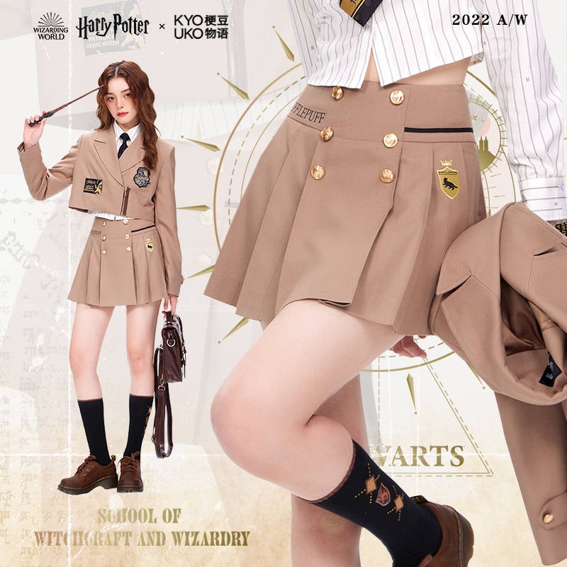 ハリーポッタージョイント風カレッジオータムスカートjk