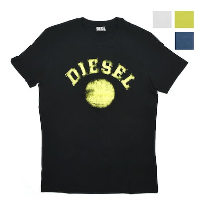 関税送料込【DIESEL】 ロゴ クルーネック Tシャツ a09754-0aaxj.jpg