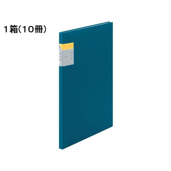 クリアーファイル カキコ A4 20ポケット ネイビー 10冊 キングジム 8632-NV