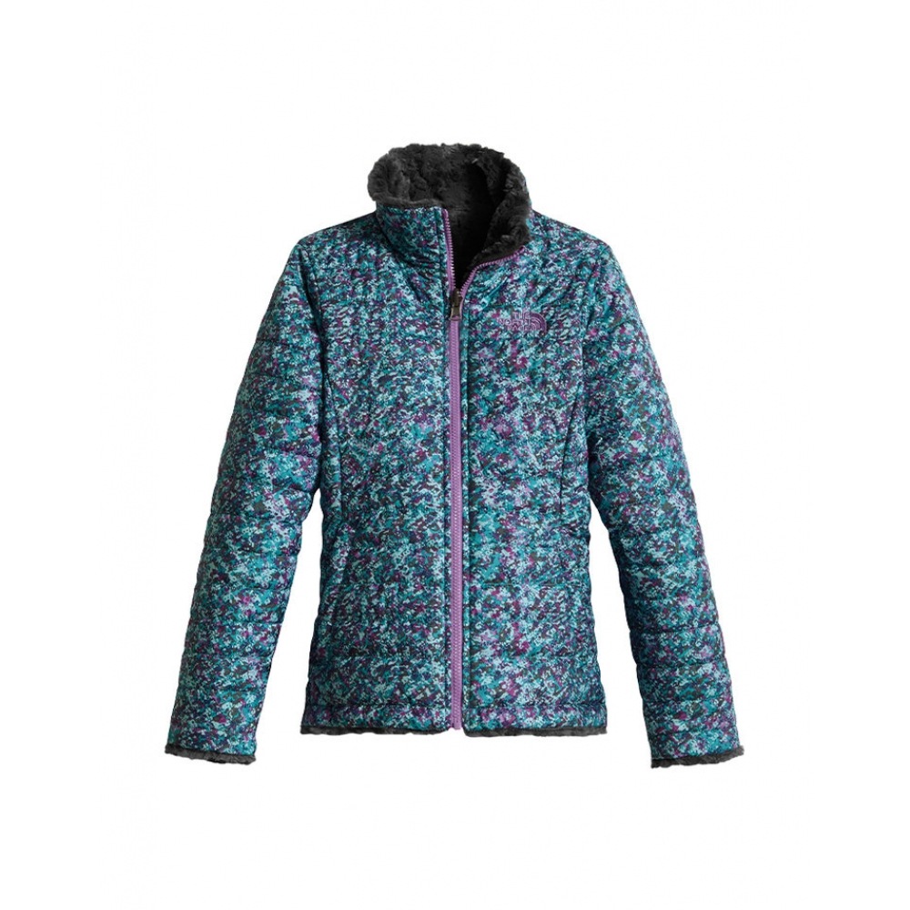 North Face 女の子用両面ジップアップジャケット