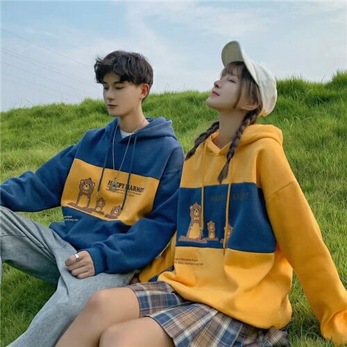ペアルック パーカー ブランド ペアルック カップル お揃い 服 レディース おしゃれ 春 カップル ペアルック トレーナー 韓国 大きいサイズ リンクコーデ ペアルック 冬 カップル カップル お揃