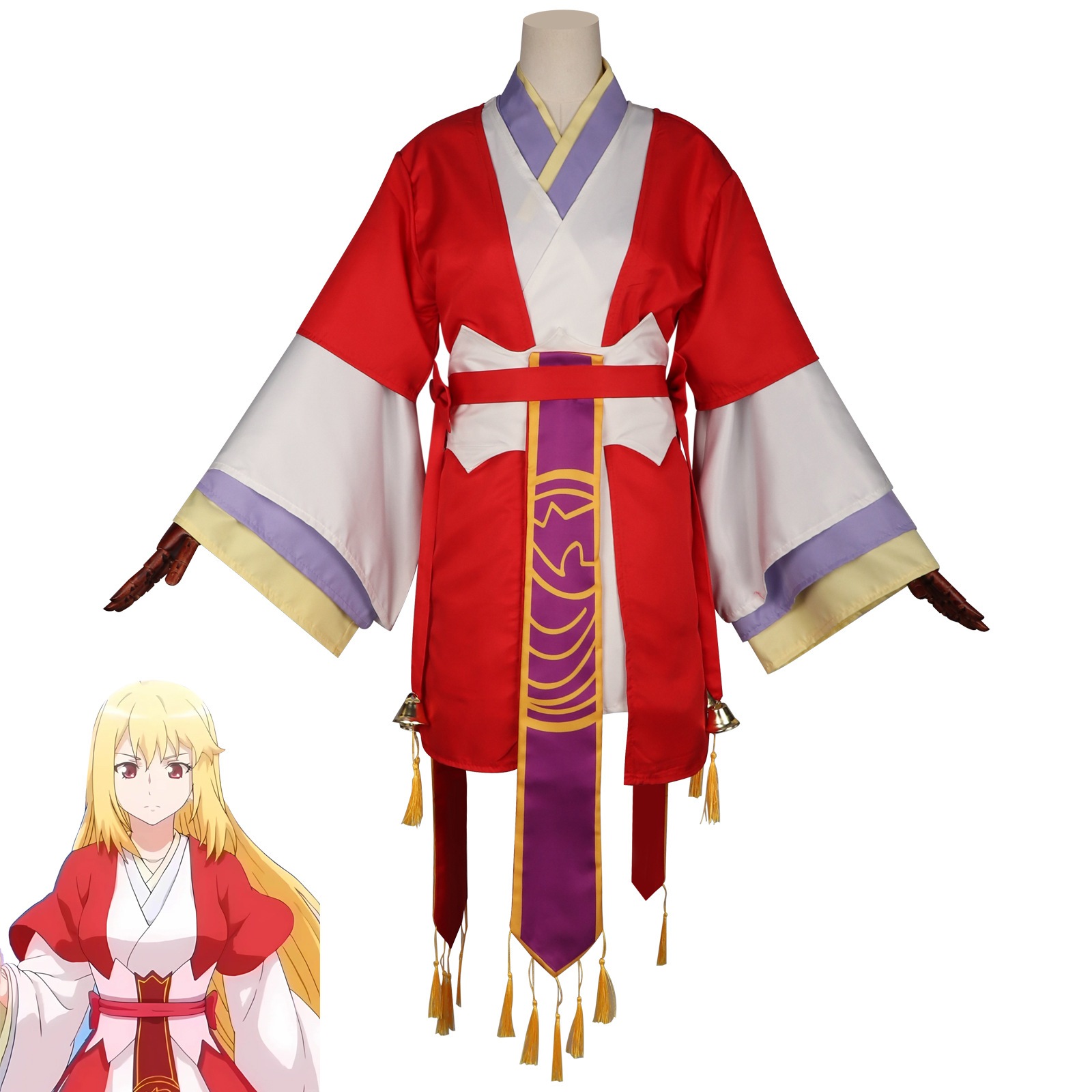 キツネの妖精リトルマッチメーカー Cos スーツ Tushan Susu Cos スーツ Tushan Honhong Cos スーツ古代スタイルアニメーションレッド