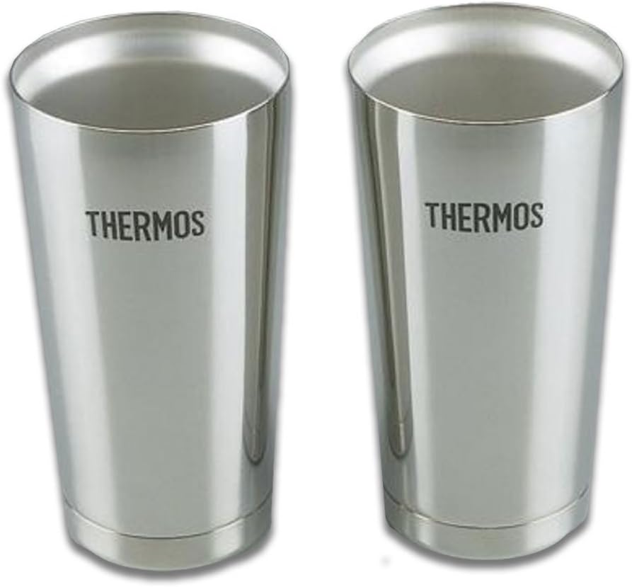 サーモス 真空断熱タンブラー2個セット シルバー 400ml JMO-GP2