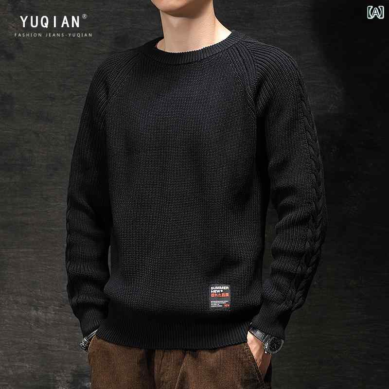 メンズ 秋冬 長袖 厚手 ニット トップス セーター レイヤード カジュアル シンプル おしゃれ 普段使い 着やい 動きやい 快適 レジャー アウトドア ビジネス オフィス 仕事 8,923円