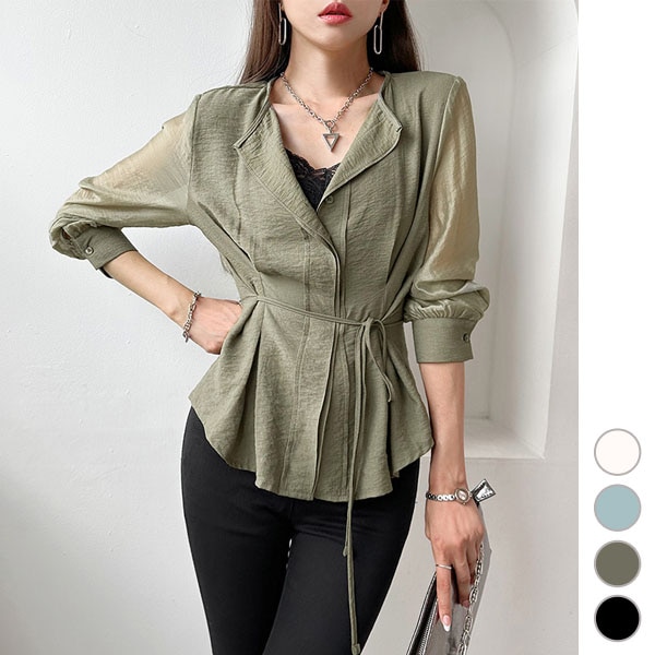 ブルゾン ジャケット レディース トップス 長袖 アウター カーディガン 2way シースルー カジュアル おしゃれ 春 夏 秋 韓国 to27761 6,639円