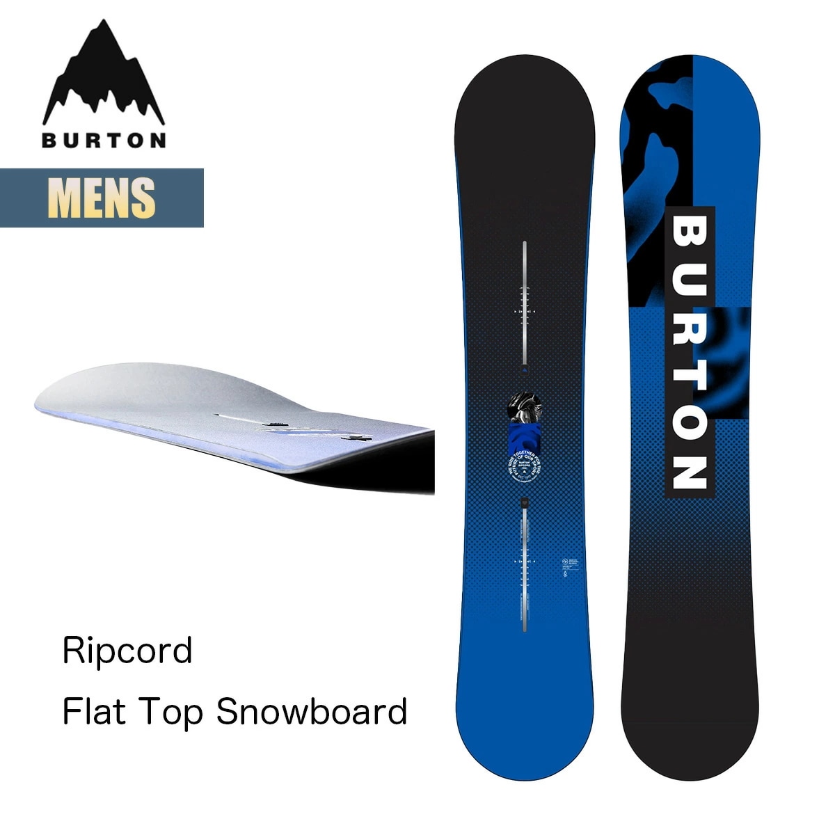 スノーボード 板 メンズ 24-25 リップコード フラットトップ W25JP-107041 Mens Ripcord Flat Top Snowboard 150 154 157 159