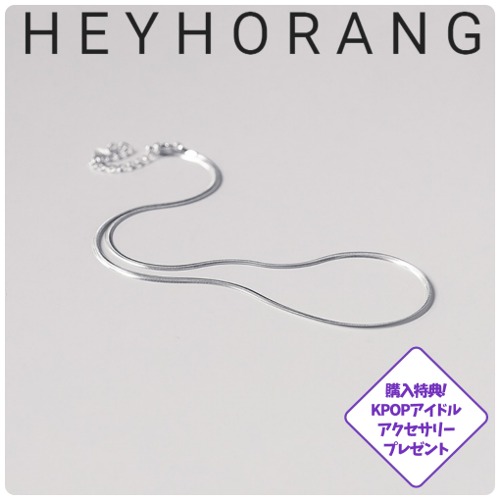 HEYHORANG公式 925silver* Aris Silver ネックレス ZEROBASEONE リッキー着用 ゼベワン