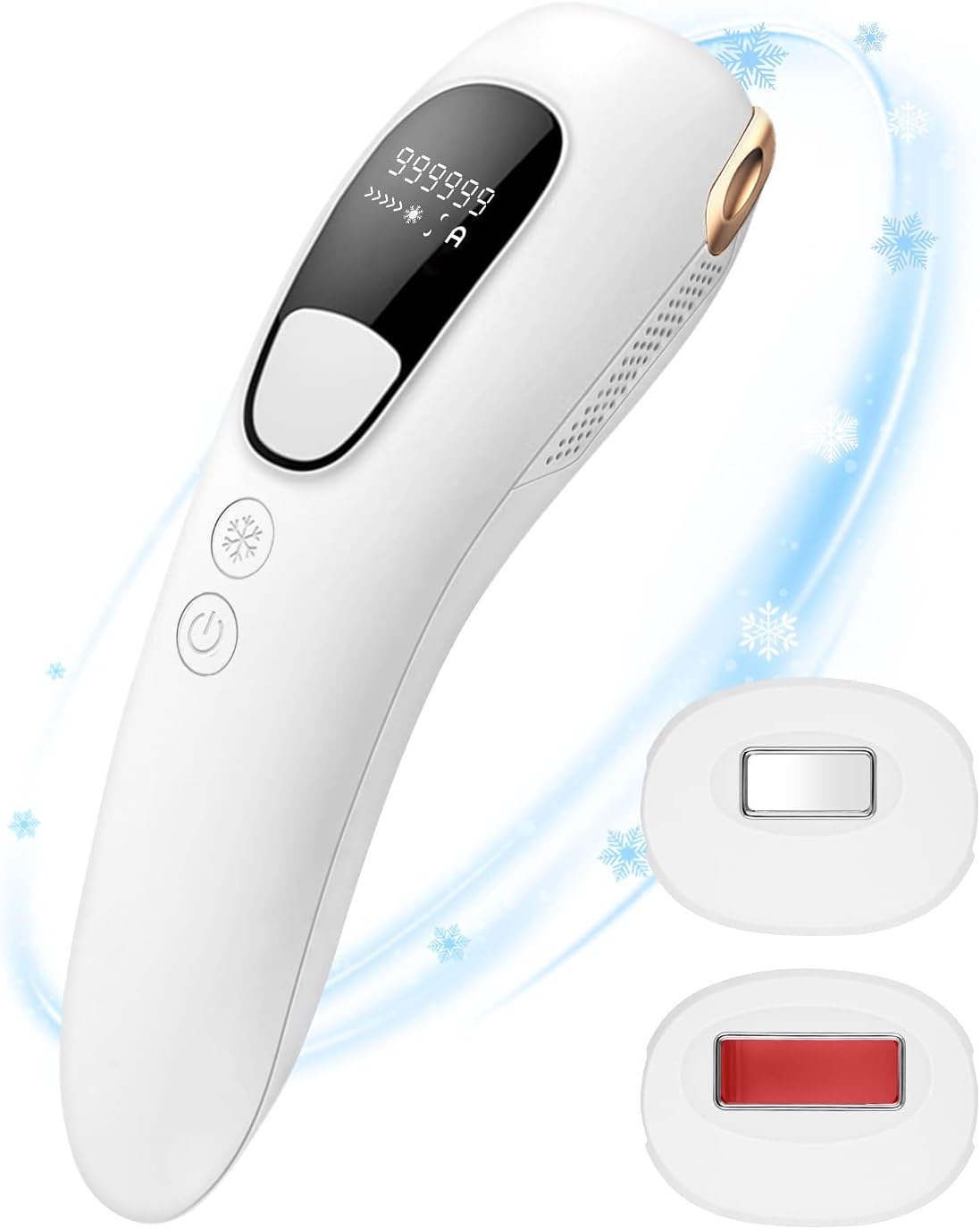 脱毛器 【国内サロン級＆夏向け独創モデル】 IPLパルス技術 全身脱毛 -1℃急速冷感脱毛 99万発照射 5段階レベル 家庭用脱毛器 メンズ レディース 脱毛冷却同時 男女兼用 全身用 VIO対応 11,999円