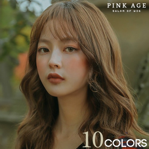 自然 つむじウィッグ)手植え トップカバーシースルーバング 斜線カール (モースト原糸) グレジュ 小顔 つむじ付き コスプレ 自然 ファッションウ