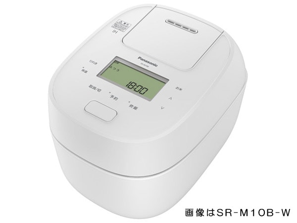 Panasonic　パナソニック　10合炊き　圧力IH炊飯ジャー　炊飯器　おどり炊き SR-M18B-W [ホワイト]/【送料区分Mサイズ】