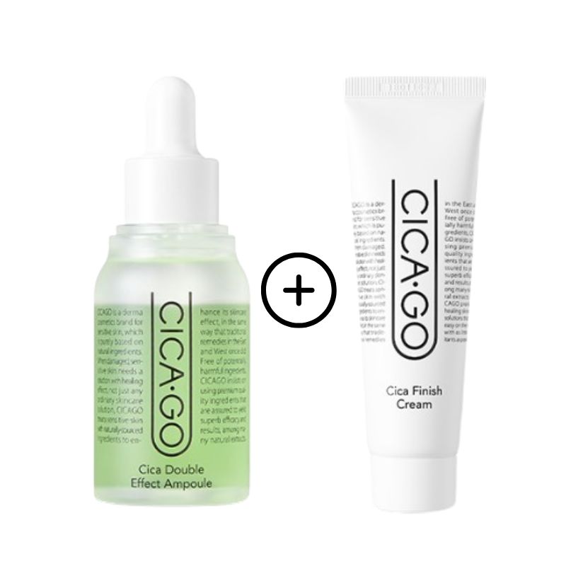 シカゴ シカ フィニッシュ クリーム 50ml+シカゴ シカ ダブルエフェクト アンプル 30ml