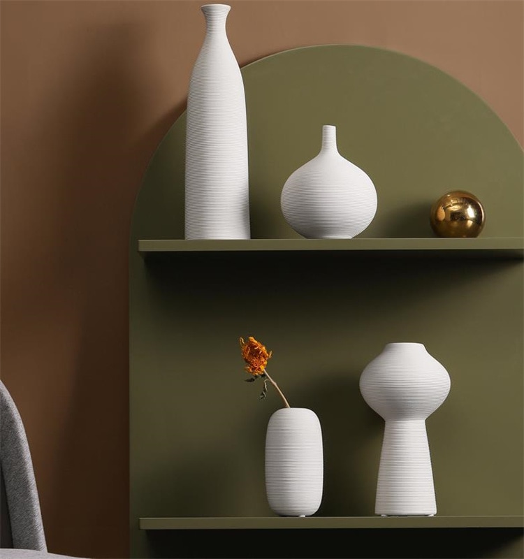 早い者勝ち 陶製花瓶 シンプル リビング クリエイティビティ ダイニングテーブル モデルルーム