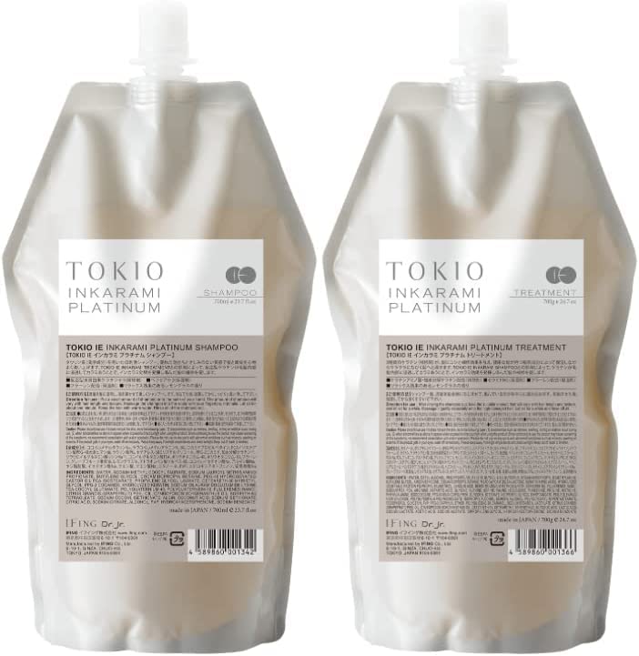 インカラミ プラチナム シャンプー700ml & トリートメント 700/g 詰替セット