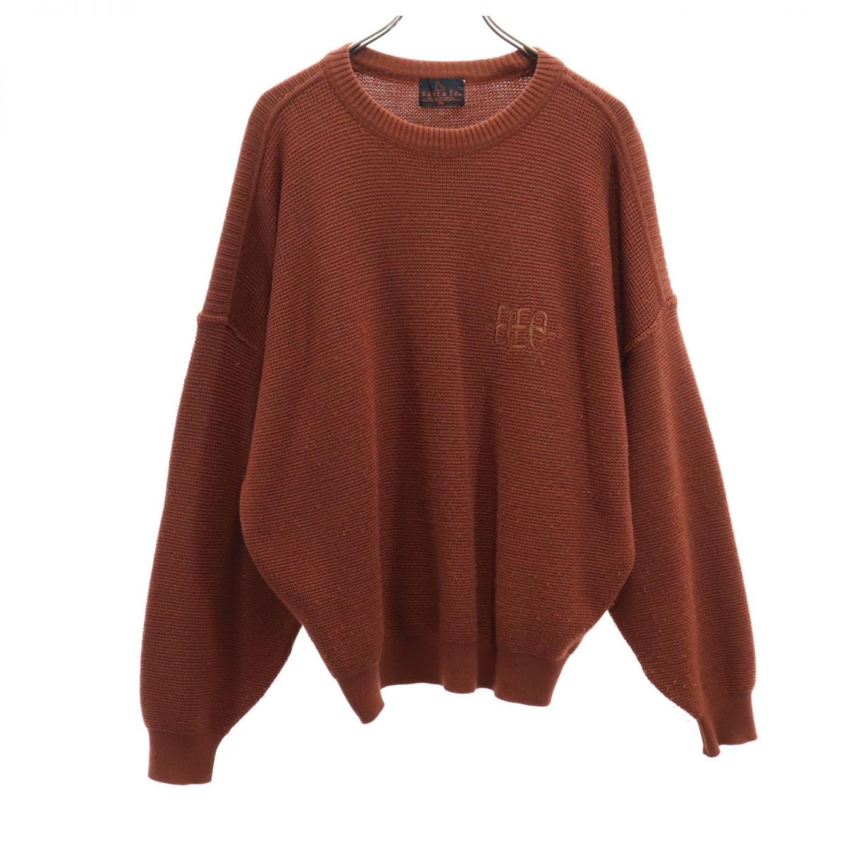 サンタフェ 長袖 ウール セーター 0 4 ブラウン系 santa fe ニット メンズ