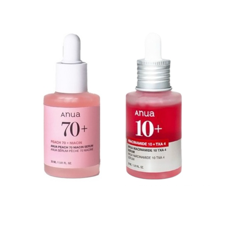 [正規品] 1+1 ナイアシンアミド 10 TXA4ダークスポットコレクティングセラム 30ml x 1個 + 桃 ナイアシン アーミド トーンアップ セラム アンプル 30ml x 1個 6,476円