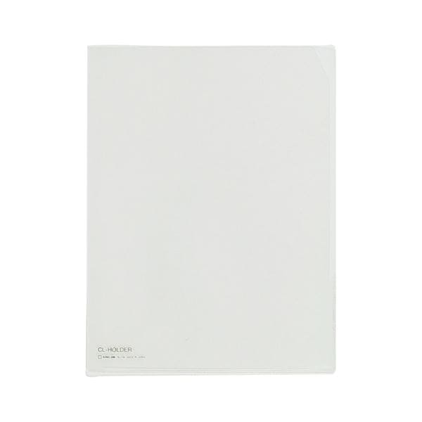 （まとめ）キングジム CLホルダー A4タテ 乳白コーナーカット付 734 1セット(10枚) (×5セット)