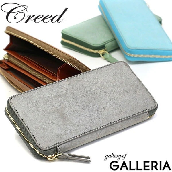 クリード 財布 Creed 長財布 SIBILLA ラウンドロングウォレット ラウンドファスナー 小銭入れ 本革 コンパクト スリム ブランド メンズ レディース 335C089