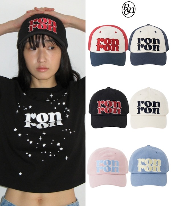 Qoo10 ロンロン LOGO BALL CAP キャップ [