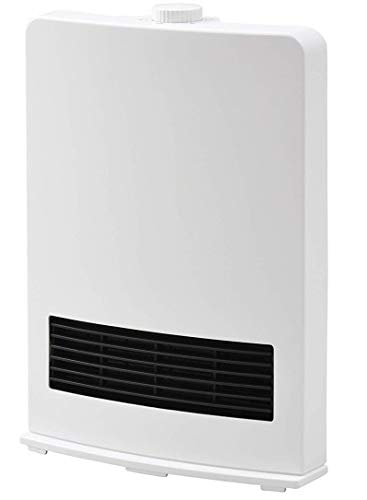 セラミックファンヒーター 1200W 速暖 出力2段階切替 転倒オフスイッチ ホワイト DF-J121(W)