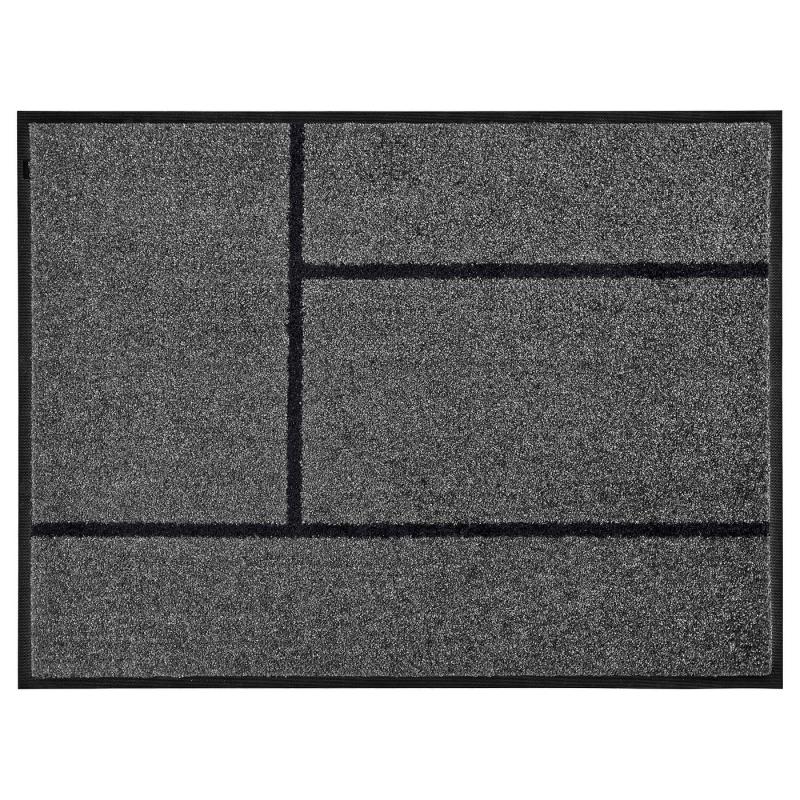 KOGE コーゲ 玄関マット - グレー/ブラック 69x90 cm