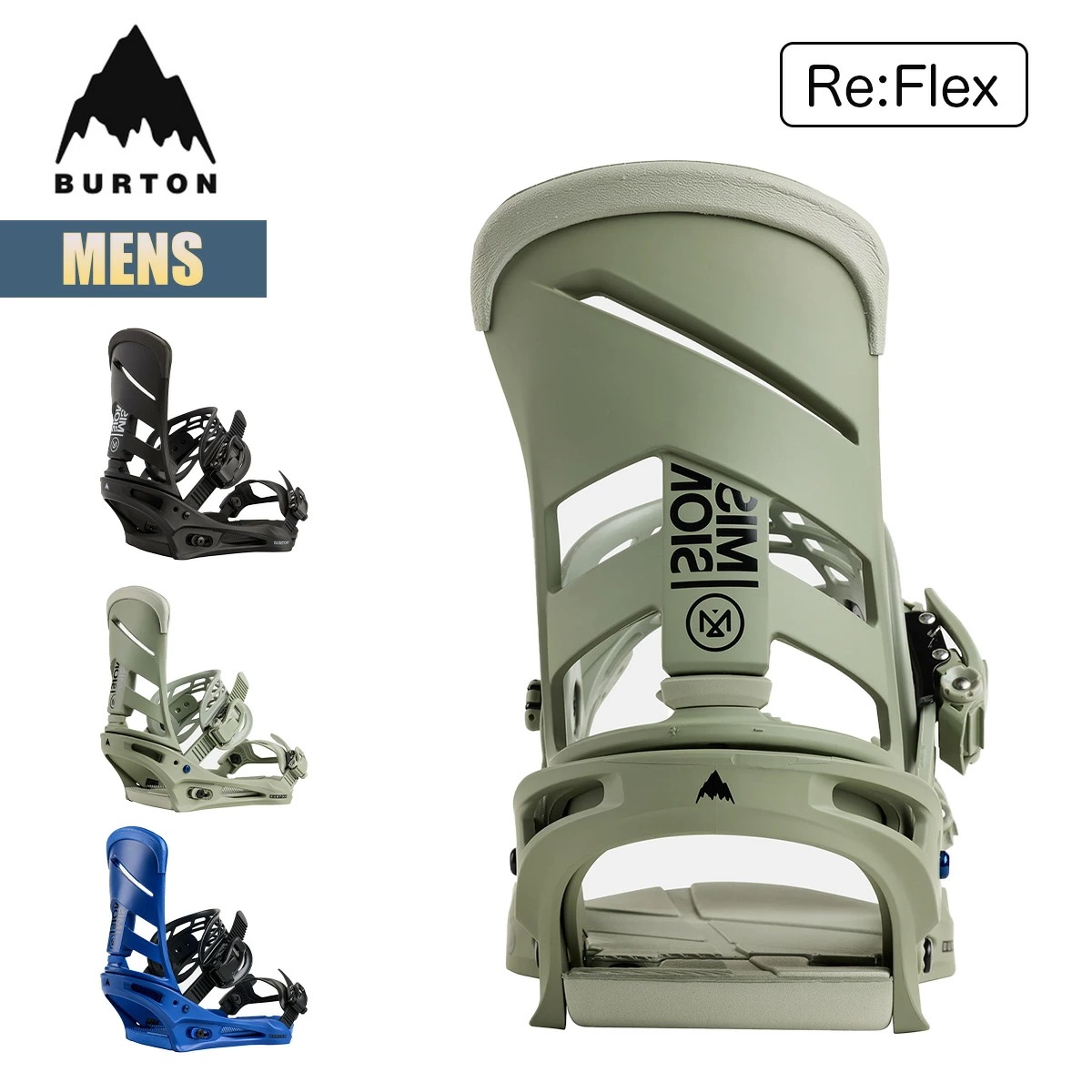 ビンディング メンズ 25-26 ミッション リフレックス W26JP-105461 Mens Mission Re:Flex Snowboard Binding スノーボード バインディング 27,720円
