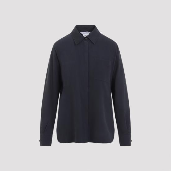 MAX MARA Women Shirts 2611111151600 010 BLU MARINO