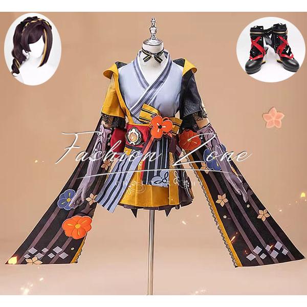 原神 げんしん genshin 風 千織 ちおり Chiori コスプレ衣装 ウィッグ 靴 cosplay ハロウィン 演出服 変装